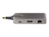 StarTech.com Adaptateur Multiport USB-C, HDMI, Hub USB 2 Ports, PD, GbE - Gros plan