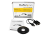 StarTech.com Câble Adaptateur de 30cm USB vers Série DB9 RS232 - Angle gauche