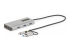 StarTech.com Adaptateur Multiport USB-C et USB-A, Double HDMI (4K/1080p) - Angle gauche