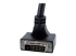 StarTech.com 6 ft 90 Degree Down Angled Dual Link DVI-D Monitor Cable M/M - Gros plan