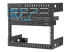 StarTech.com Rack Réseau Mural 8U à 2 Montants, Rack Serveur 19" à Cadre Ouvert, Profondeur 12", Rack de Données Mural pour IT/AV/Panneau de Patch/Equipement IT - Angle gauche