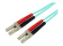 StarTech.com Câble Fibre Optique Multimode de 2m LC/UPC vers LC/UPC OM3 - Angle droit