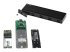 StarTech.com Boitier USB-C 10Gbps vers M.2 NVMe/SATA SSD - Angle droit