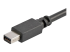 StarTech.com Câble adaptateur USB-C vers Mini DisplayPort 4K 60 Hz de 1,8 m en noir - Gros plan