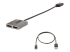 StarTech.com Répartiteur DisplayPort 1.4 pour 2 Écrans - Angle gauche