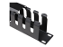 StarTech.com Panneau / Goulotte de gestion de câbles horizontal 1U pour rack de serveur - Gros plan