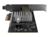 StarTech.com Dual Port 40G QSFP+ Network Card, Intel XL710 Open QSFP+ Converged Adapter, PCIe 40 Gigabit Ethernet Server NIC, 40GbE Fiber Optic LAN Card, Dell PowerEdge HPE ProLiant, 40Gb - Côté droit