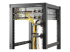 StarTech.com Anneau de gestion de câbles multidirectionnel vertical pour racks de serveur - Front