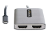 StarTech.com Hub USB-C vers Double HDMI, Adaptateur USB-C MST, Câble 30cm - Gros plan