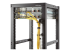 StarTech.com Anneau Métallique Gestion de Câbles Vertical pour Racks de Serveur 1U - Angle droit