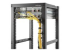 StarTech.com Anneau Métallique Gestion de Câbles Vertical pour Racks de Serveur 1U - Angle droit