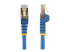 StarTech.com 2m CAT6A Ethernet Cable, 10 Gigabit Shielded Snagless RJ45 100W PoE Patch Cord, CAT 6A 10GbE STP Network Cable w/Strain Relief, Blue, UL Certified Wiring/TIA - Multi-angles