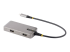StarTech.com Adaptateur Multiport USB-C, HDMI, Hub USB 2 Ports, PD, GbE - Angle droit