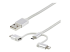 StarTech.com Câble USB multi connecteur de 1 m - Gros plan