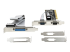 StarTech.com Carte PCI Combo Série Parallèle avec 2 Ports Série RS232 (DB9) & 1 Port Parallèle LPT (DB25) - Front
