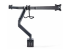 StarTech.com Crossbar Triple Monitor Desk Mount, VESA 75x75/100x100 kit de montage - Retour
