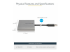 StarTech.com Adaptateur USB 3.0 vers 4x HDMI - Côté droit