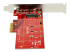 StarTech.com Adaptateur PCI Express x4 vers SSD M.2 PCIe - Retour