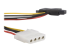 StarTech.com Câble d'alimentation adaptateur SATA vers LP4 avec 2 LP4 supplémentaires - Gros plan