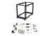 StarTech.com 4POSTRACK15U Rack serveur réglable à cadre ouvert 15U - Front