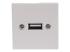 Plastron 45x45 USB - plaque - Gros plan