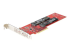 StarTech.com Adaptateur PCIe M.2 - Angle gauche