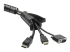 StarTech.com Gaine spirale range-câble en noir - Gros plan