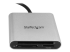 StarTech.com Lecteur et enregistreur multicartes USB 3.0 avec USB-C pour cartes mémoire SD, microSD et CompactFlash - Gros plan