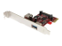 StarTech.com Carte Contrôleur PCI Express vers 2 Ports USB 3.0 avec Support UASP - Angle gauche