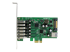 StarTech.com Carte contrôleur PCI Express à 7 ports USB 3.0 - Front
