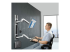 StarTech.com Poste de Travail Mural, Support VESA de Moniteur/Écran 32" kit de montage - Angle gauche