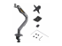 StarTech.com Desk Mount Monitor Arm, Up To 32" Display, C-Clamp, TAA kit de montage - Angle gauche
