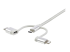 StarTech.com Câble USB multi connecteur de 1 m - Gros plan