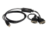 StarTech.com Câble adaptateur FTDI USB vers série RS232 2 ports avec mémorisation du port de communication - Front