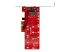 StarTech.com Adaptateur PCI Express x4 vers SSD M.2 PCIe - Top