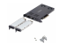 StarTech.com Dual-Bay M.2 NVMe SSD Removable Mobile Rack for PCIe x8 Slot - Angle gauche