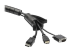 StarTech.com Gaine spirale range-câble en noir - Angle gauche