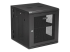 StarTech.com Armoire Réseau Murale à 4 Montants 12U avec Étagère 1U, Armoire Serveur Murale 19" à Charnières pour Équipement IT/AV/Électronique/Ordinateur, Armoire Rack Ventilée Flexible - Angle gauche