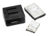 StarTech.com Dock Disque Dur USB 3.0 2 Baies, Docking Station SATA/IDE - Angle gauche
