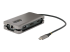 StarTech.com Adaptateur Multiport USB-C, 4K60Hz HDMI/DP, Hub USB, 100W PD - Angle gauche