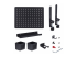 StarTech.com Clamp-On Pegboard with Accessories, 16.5 x 12.5in (42 x 32cm), Steel Pegboard, Desktop Storage Organizer, Desk Mount Peg Board, Black composant de montage - Front