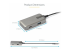 StarTech.com Adaptateur Multiport USB-C - Multi-angles