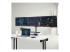 StarTech.com Triple Monitor Desk Mount For Up To Three 27in Screens, VESA 75x75/100x100, Tool-Less Arm Adjustments, C-Clamp/Grommet Mount, Spring-Assisted Arms kit de montage - Angle droit