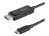 StarTech.com Câble USB Type-C vers DisplayPort 1.2 (bidirectionnel) - Angle gauche