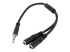 StarTech.com Adaptateur casque avec prises écouteur / microphone séparées - Angle droit