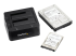 StarTech.com Dock Disque Dur USB 3.0 2 Baies, Docking Station SATA/IDE - Angle gauche