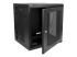 StarTech.com Armoire Réseau Murale à 4 Montants 12U avec Étagère 1U, Armoire Serveur Murale 19" à Charnières pour Équipement IT/AV/Électronique/Ordinateur, Armoire Rack Ventilée Flexible - Angle gauche