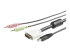 StarTech.com Câble KVM de 1.80m USB DVI 4 en 1 avec Prises Audio et Micro - Gros plan