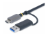StarTech.com Lecteur de Cartes Mémoire Multi-Média USB 3.0, SD/microSD/CF - Gros plan
