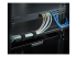 StarTech.com 1U Rack Mountable Cable Lacing Bar w/Adjustable Depth, Cable Support Guide For Organized 19" Racks/Cabinets, Horizontal Cable Guide For Patch Panels/Switches/PDUs - Gros plan